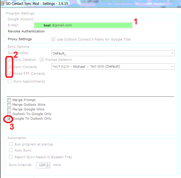 Go Contact Sync Mod