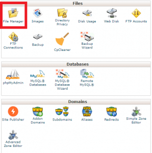 סייר הקבצים \File Manager