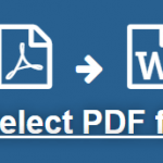 pdf to word convertor