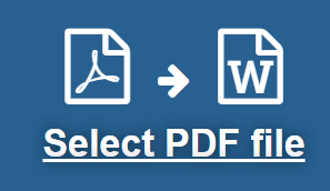 pdf to word convertor