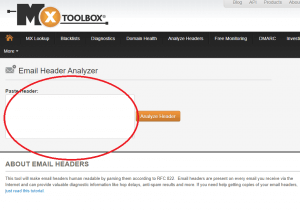 MxToolBox Header