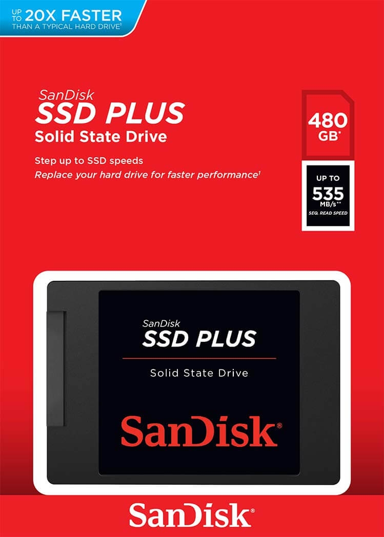 כונן קשיח sandisk SSD 480