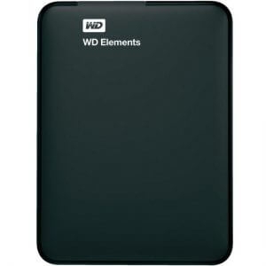 דיסק קשיח חיצוני נייד Western Digital 1TB Elements Portable WDBUZG0010BBK